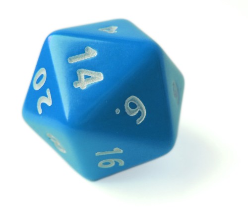 Twintigkantige dobbelsteen