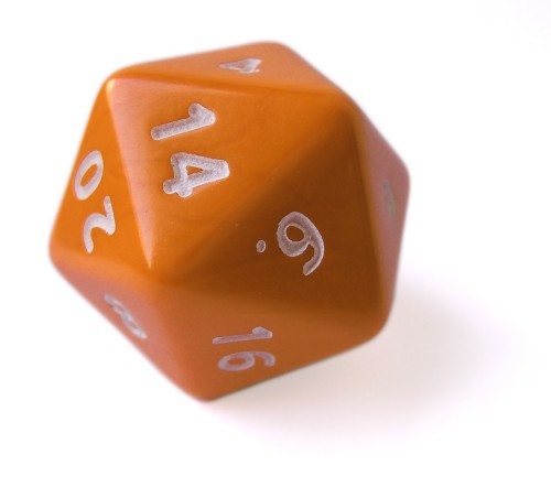 Twintigkantige dobbelsteen