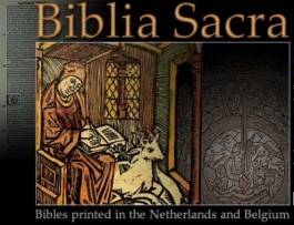 Openingsbeeld website Biblia Sacra