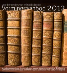 Voorpagina brochure 'Vormingsaanbod 2012' Voorpagina brochure 'Vormingsaanbod 2012'