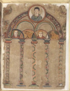 Pagina uit de Codex Eyckensis Verluchte pagina