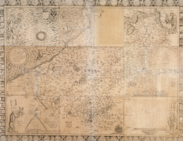 Beeld uit databank Flandrica | Beeld © Museum Plantin-Moretus Kaart van graafschap Vlaanderen door Mercator Gerardus