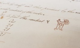 Droedel van een kip die een broek draagt in het boek van Richard Beale, 1784