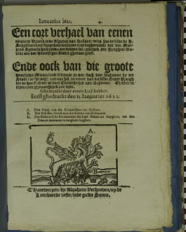 'krantje' Abraham Verhoeven (STCV 12861104) 'krantje' Abraham Verhoeven (STCV 12861104)