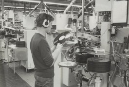 Persen van grammofoonplaten bij CBS