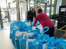 De afhaaldienst in bibliotheek ARhus De Munt, Roeselare.