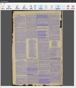 krantenpagina in tool Page Viewer