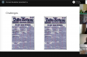 Screenshot tijdens presentatie van Clemens Neudecker